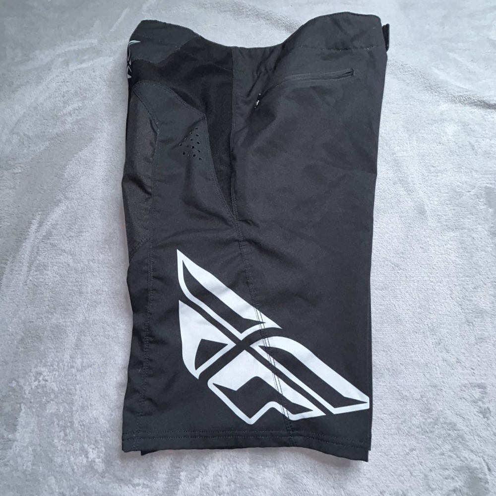 Fly Racing Radium Shorts 34 Black White - Picture 16 of 16
